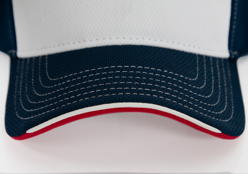 Flip visor with Piping