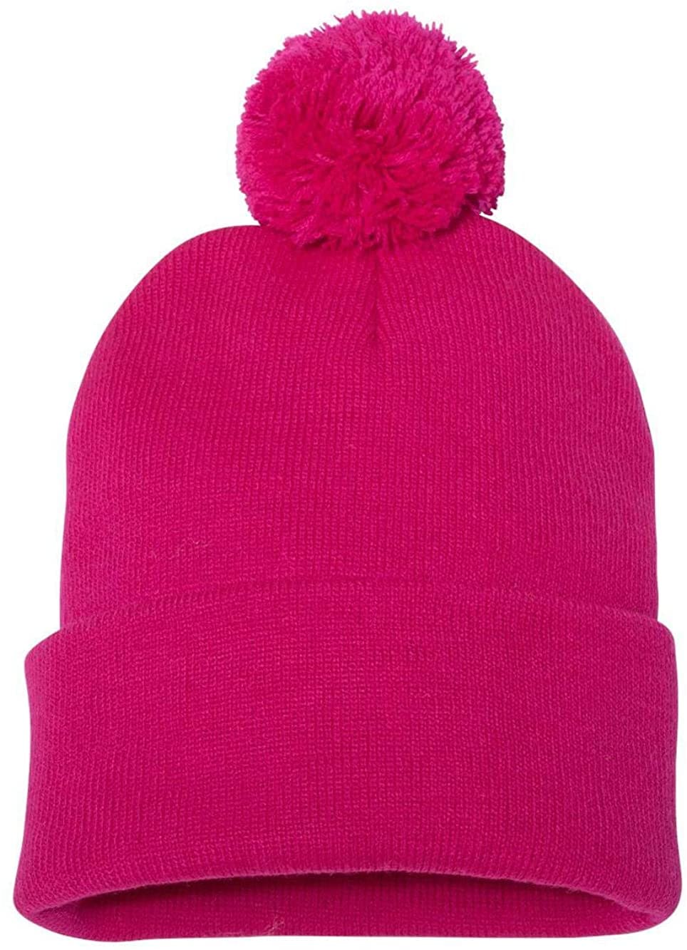 TOPONE ACCESSORIES LIMITED Custom Acrylic Winter Cap with Cuff and Pom Knitted Beanie Hat Topone Accessories Ltd.