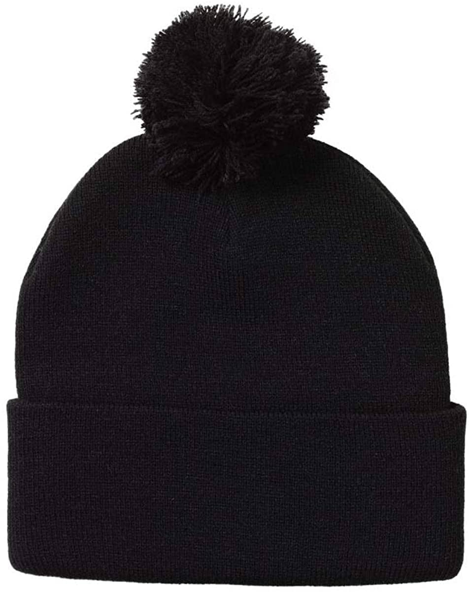 TOPONE ACCESSORIES LIMITED Custom Acrylic Winter Cap with Cuff and Pom Knitted Beanie Hat Topone Accessories Ltd.