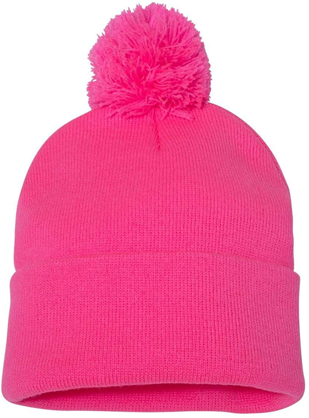TOPONE ACCESSORIES LIMITED Custom Acrylic Winter Cap with Cuff and Pom Knitted Beanie Hat Topone Accessories Ltd.