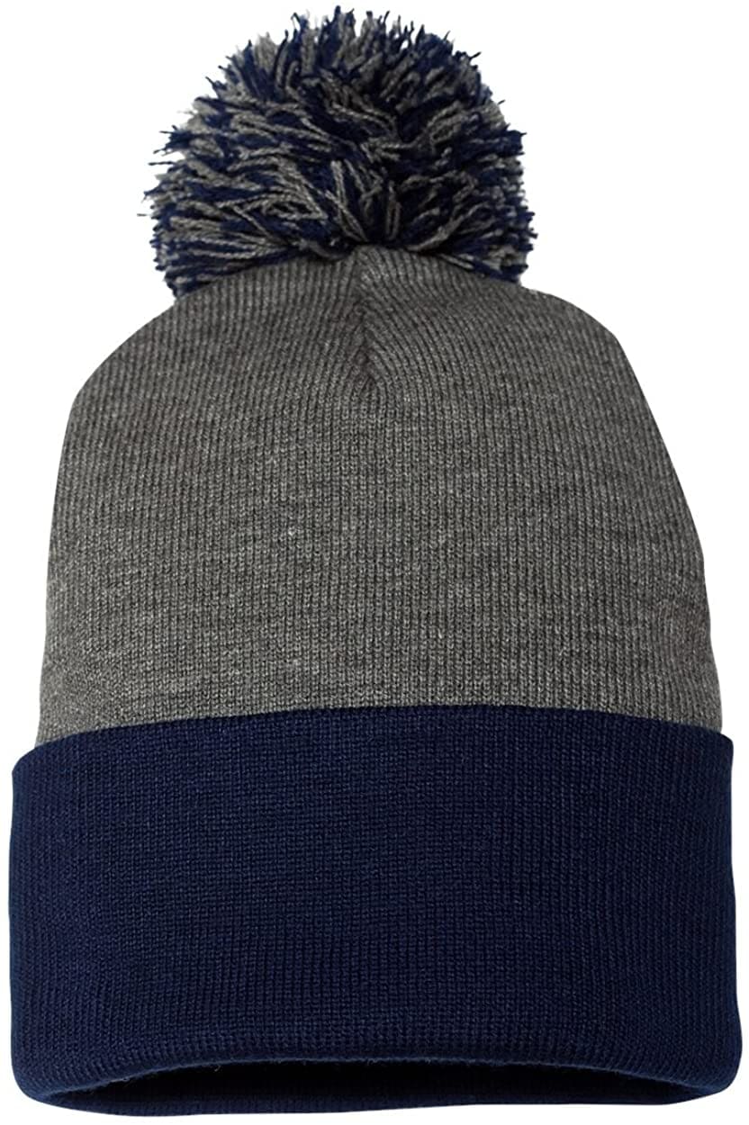 TOPONE ACCESSORIES LIMITED Custom Acrylic Winter Cap with Cuff and Pom Knitted Beanie Hat Topone Accessories Ltd.