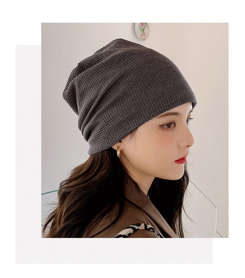 TOPONE ACCESSORIES LIMITED Custom Steep Winter Unisex Plain Knit Beanie Hat Topone Accessories Ltd.