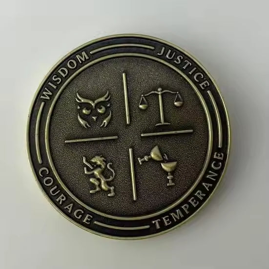 Sandblast Challenge Coins