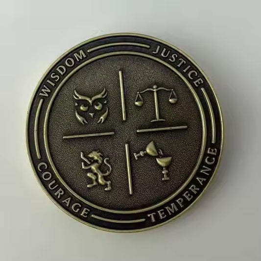 Sandblast Challenge Coins