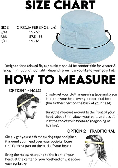 TOPONE ACCESSORIES LIMITED Custom 100% Cotton Terrycloth Bucket Hat Topone Accessories Ltd. 