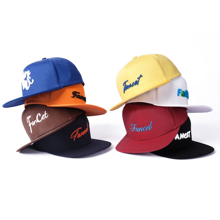 TOPONE ACCESSORIES LIMITED Custom 6 Panels Flat Brim Snapback Baseball Cap Topone Accessories Ltd. 