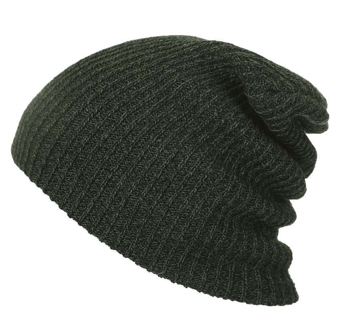 TOPONE ACCESSORIES LIMITED Custom Acrylic Marled AB Yarn Mixed Color Beanie Hat Topone Accessories Ltd. 