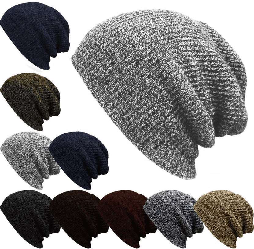 TOPONE ACCESSORIES LIMITED Custom Acrylic Marled AB Yarn Mixed Color Beanie Hat Topone Accessories Ltd. 