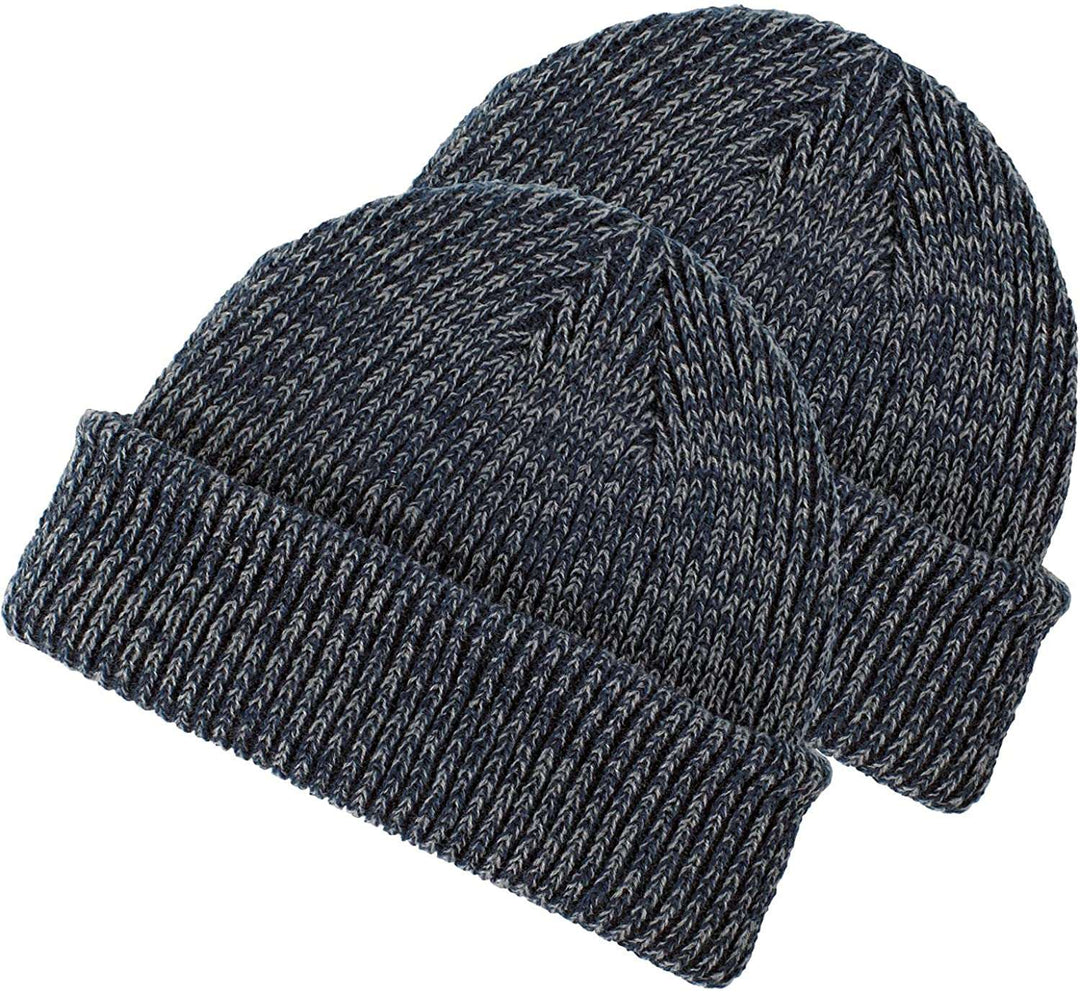 TOPONE ACCESSORIES LIMITED Custom Acrylic Mixed Colors Ribbed Marled Cuff Beanie Hat Topone Accessories Ltd. 