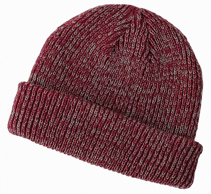 TOPONE ACCESSORIES LIMITED Custom Acrylic Mixed Colors Ribbed Marled Cuff Beanie Hat Topone Accessories Ltd. 