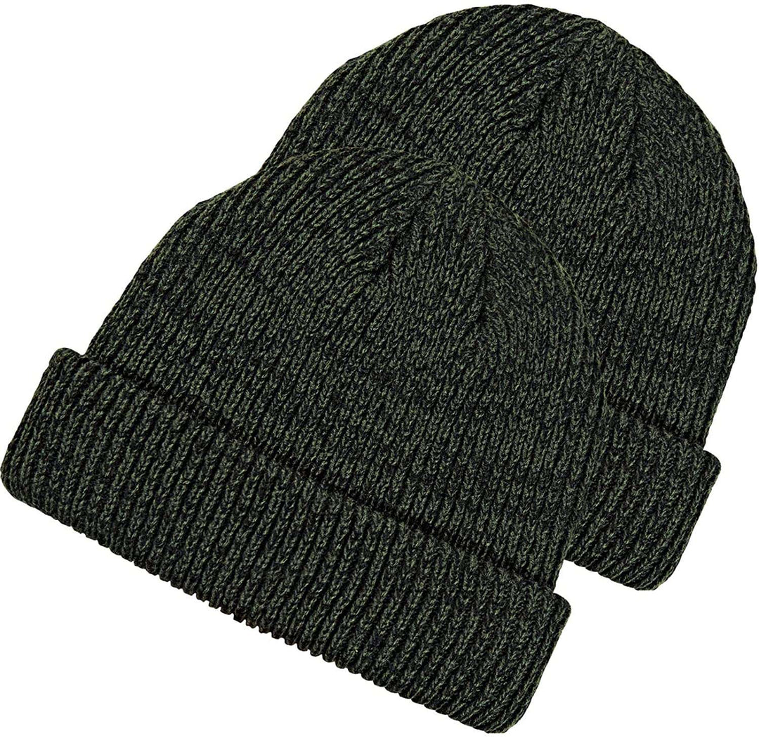 TOPONE ACCESSORIES LIMITED Custom Acrylic Mixed Colors Ribbed Marled Cuff Beanie Hat Topone Accessories Ltd. 