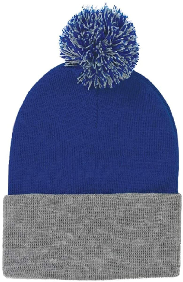 TOPONE ACCESSORIES LIMITED Custom Acrylic Winter Cap with Cuff and Pom Knitted Beanie Hat Topone Accessories Ltd. 