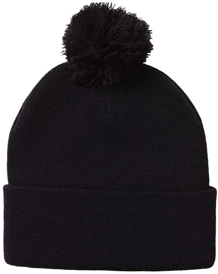 TOPONE ACCESSORIES LIMITED Custom Acrylic Winter Cap with Cuff and Pom Knitted Beanie Hat Topone Accessories Ltd. 