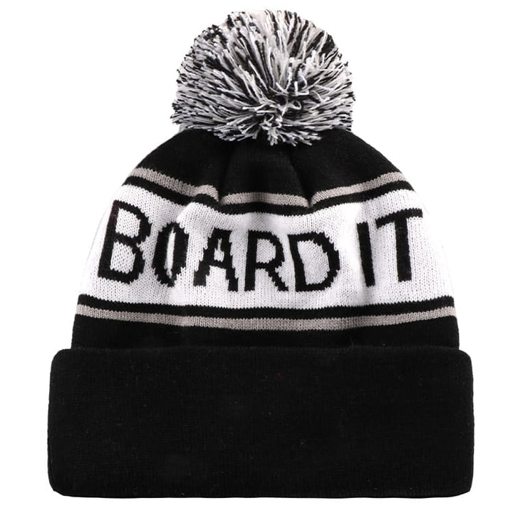 TOPONE ACCESSORIES LIMITED Custom Acrylic Winter Cap with Cuff and Pom Knitted Beanie Hat Topone Accessories Ltd. 