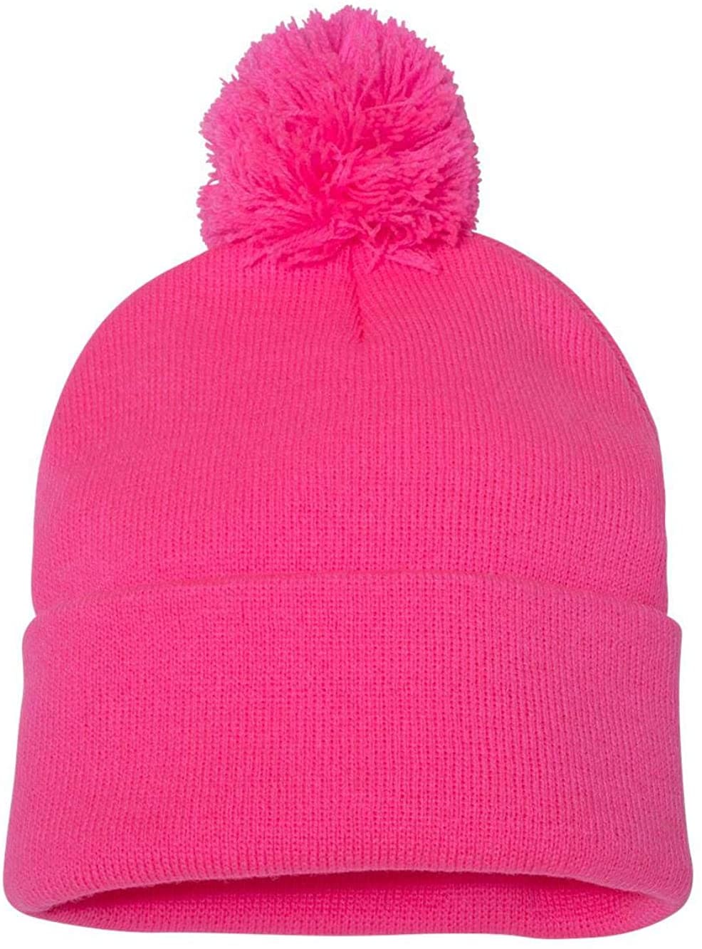 TOPONE ACCESSORIES LIMITED Custom Acrylic Winter Cap with Cuff and Pom Knitted Beanie Hat Topone Accessories Ltd. 