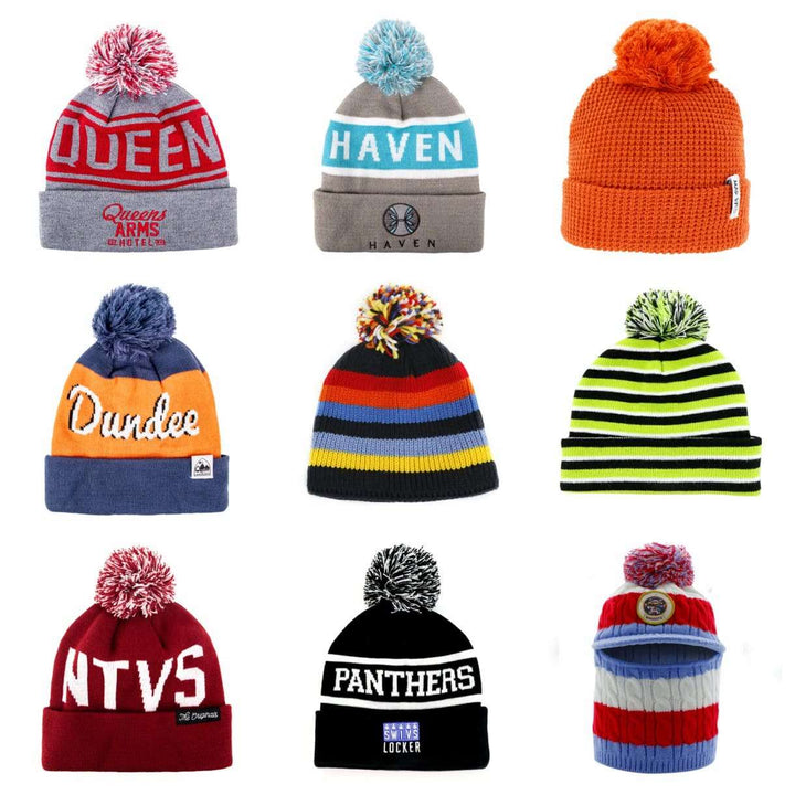 TOPONE ACCESSORIES LIMITED Custom Acrylic Winter Cap with Cuff and Pom Knitted Beanie Hat Topone Accessories Ltd. 