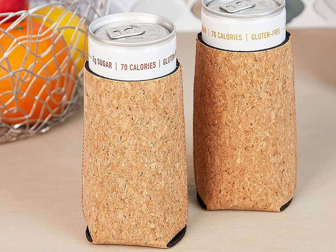TOPONE ACCESSORIES LIMITED Custom Can Cooler Cork Surface Sleeve Topone Accessories Ltd. 