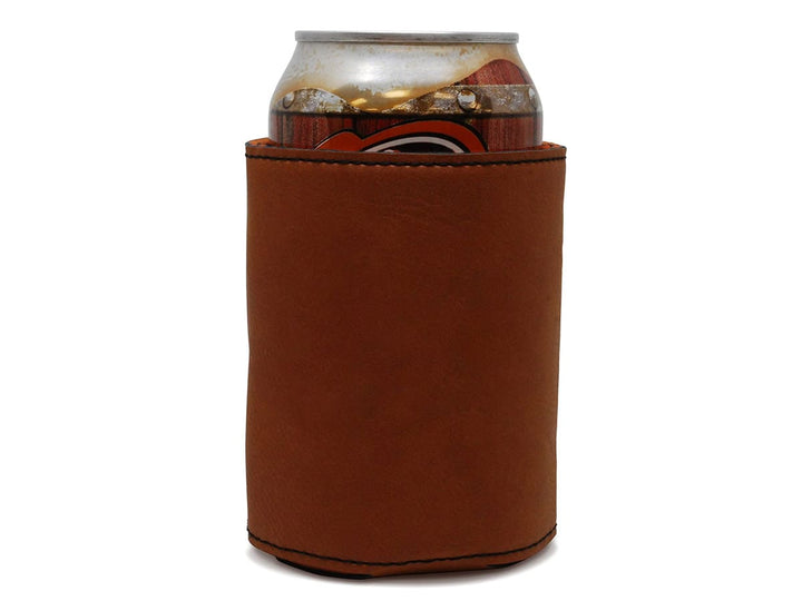 TOPONE ACCESSORIES LIMITED Custom Can Cooler Genuine Leather Material Sleeve Topone Accessories Ltd. 