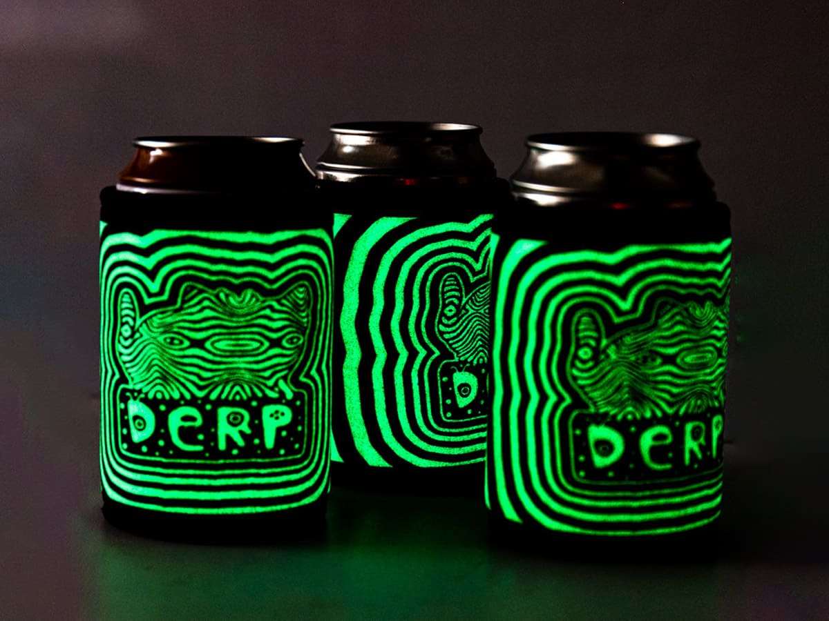 TOPONE ACCESSORIES LIMITED Custom Can Cooler Glow-in-The-Dark Neoprene Sleeve Topone Accessories Ltd. 