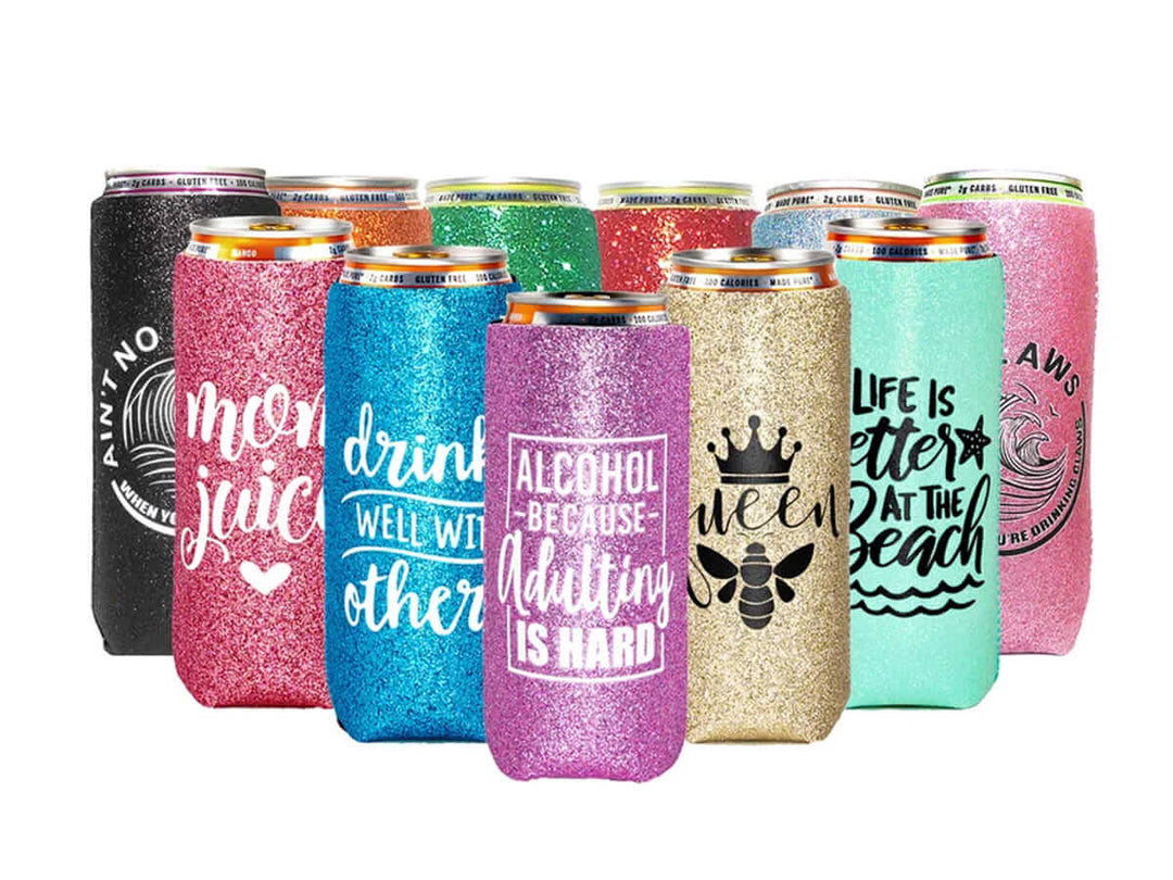 Custom Design Can Cooler Insulated Sleeves – Sweet Lily Décor