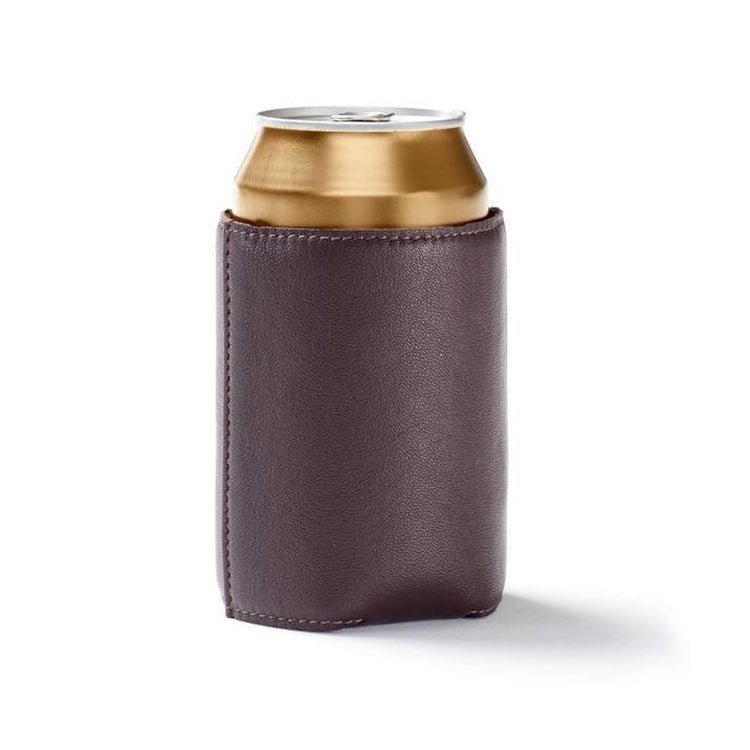 TOPONE ACCESSORIES LIMITED Custom Can Cooler PU Leather Surface Koozie Topone Accessories Ltd. 