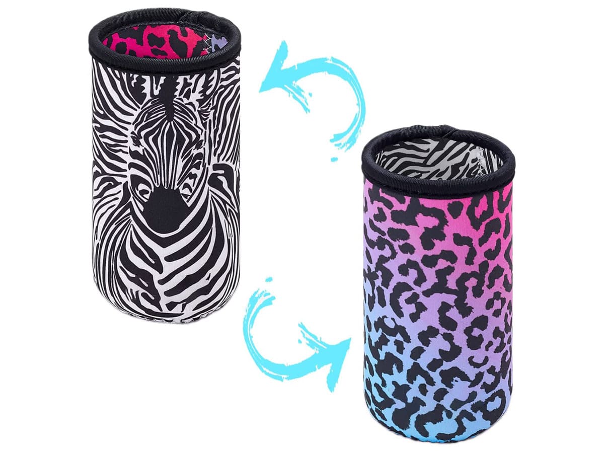 TOPONE ACCESSORIES LIMITED Custom Can Cooler Reversible Printed Koozie Topone Accessories Ltd. 