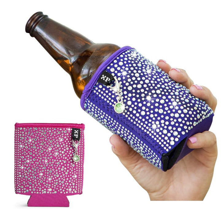 TOPONE ACCESSORIES LIMITED Custom Can Cooler Sparkly rhinestone Can Sleeves Topone Accessories Ltd. 