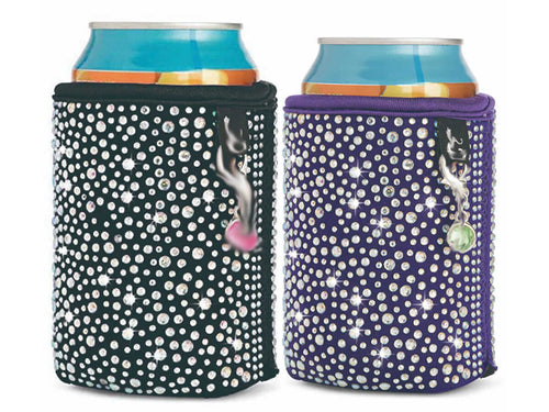 TOPONE ACCESSORIES LIMITED Custom Can Cooler Sparkly rhinestone Can Sleeves Topone Accessories Ltd. 