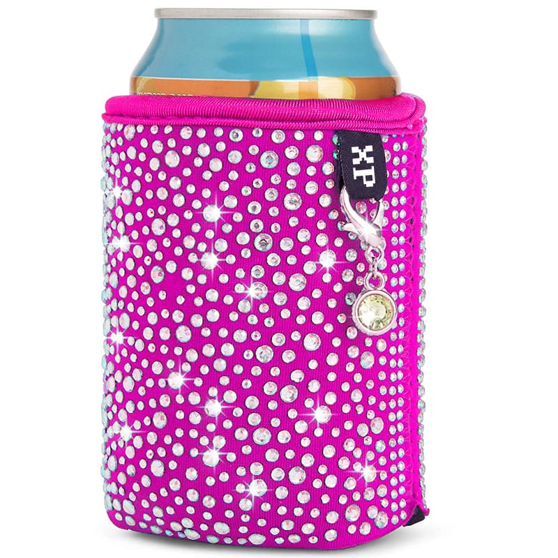 TOPONE ACCESSORIES LIMITED Custom Can Cooler Sparkly rhinestone Can Sleeves Topone Accessories Ltd. 