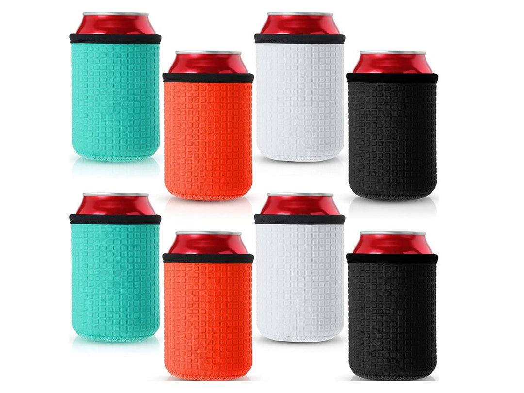 TOPONE ACCESSORIES LIMITED Custom Can Kooler Stitched Edges Bottle Sleeve Topone Accessories Ltd. Stitched Fabric Edge