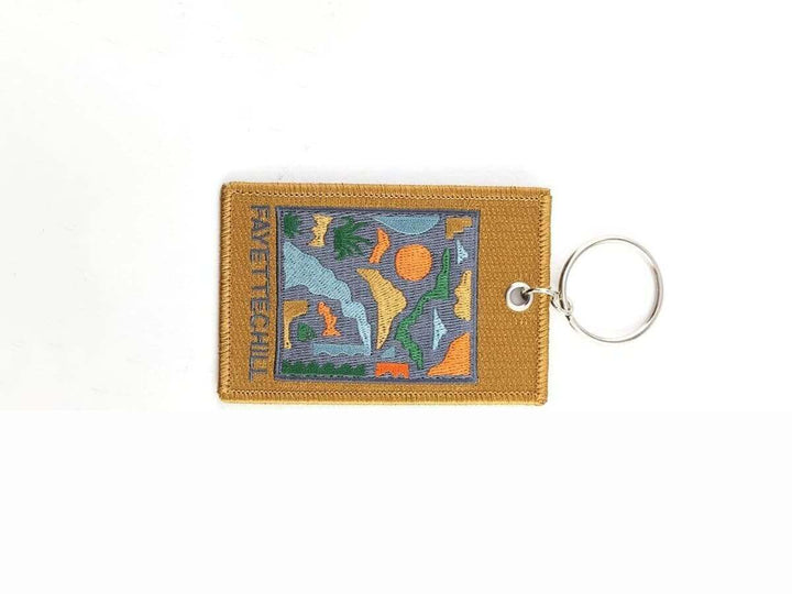 TOPONE ACCESSORIES LIMITED Custom Embroidered Keychains Topone Supplies Embroidery Keychains