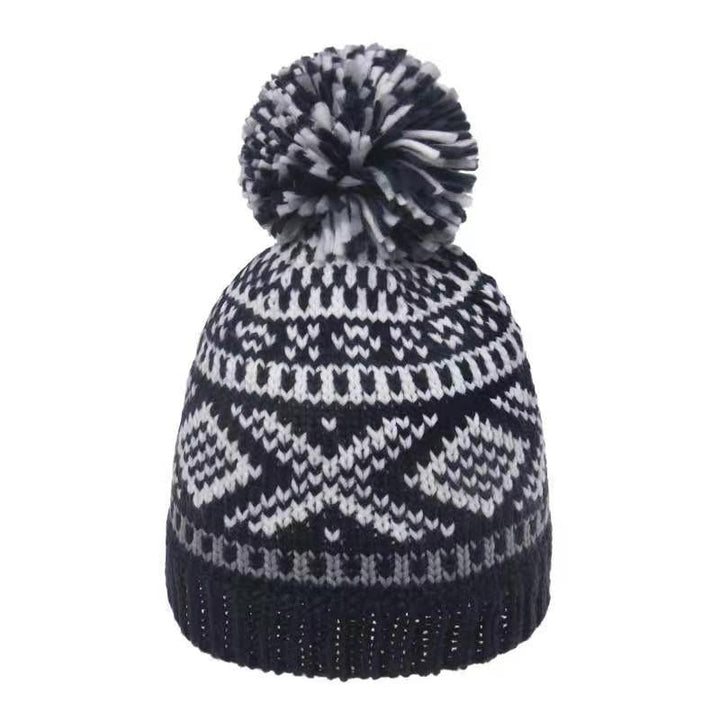 TOPONE ACCESSORIES LIMITED Custom Steep Acrylic Knitted Beanies with Top Ball Pom Hat Topone Accessories Ltd. 