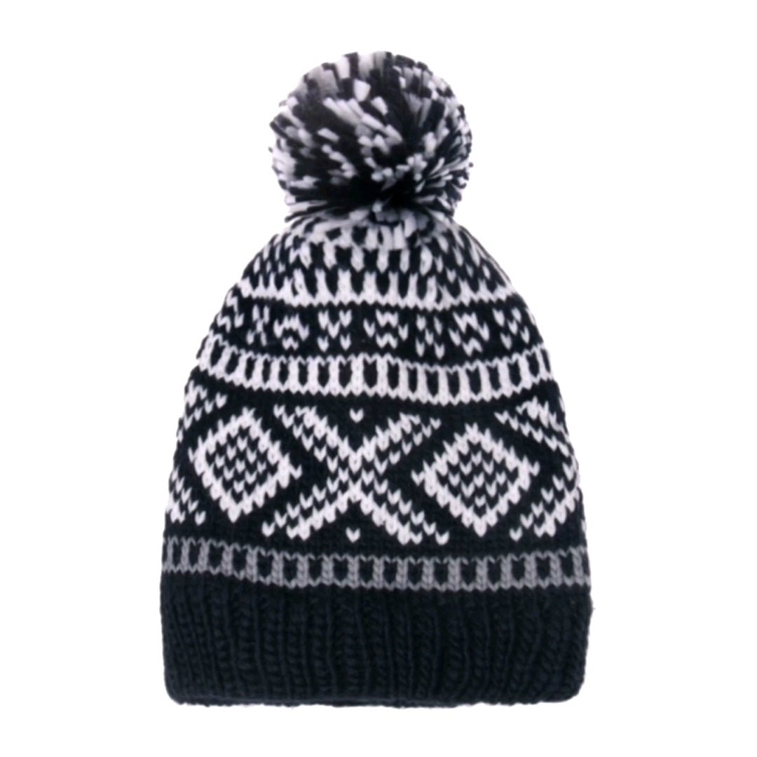 TOPONE ACCESSORIES LIMITED Custom Steep Acrylic Knitted Beanies with Top Ball Pom Hat Topone Accessories Ltd. 