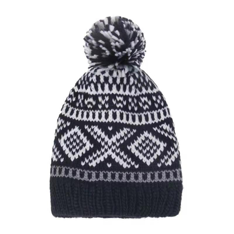 TOPONE ACCESSORIES LIMITED Custom Steep Acrylic Knitted Beanies with Top Ball Pom Hat Topone Accessories Ltd. 