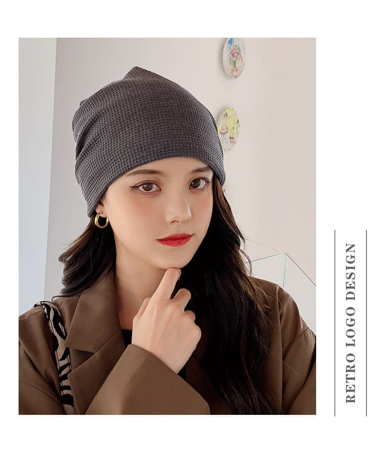 TOPONE ACCESSORIES LIMITED Custom Steep Winter Unisex Plain Knit Beanie Hat Topone Accessories Ltd. 