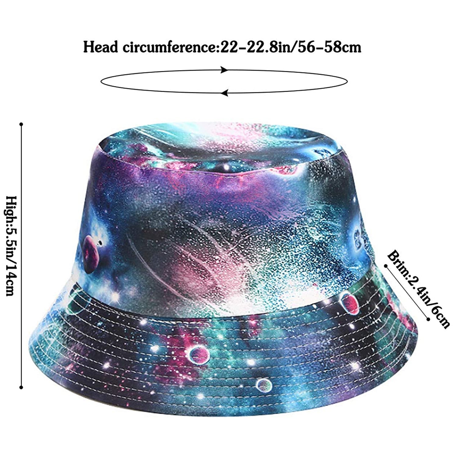 TOPONE ACCESSORIES LIMITED Custom Sublimate Printed Pattern Packable Reversible Fisherman Outdoor Bucket Hat Topone Accessories Ltd. 
