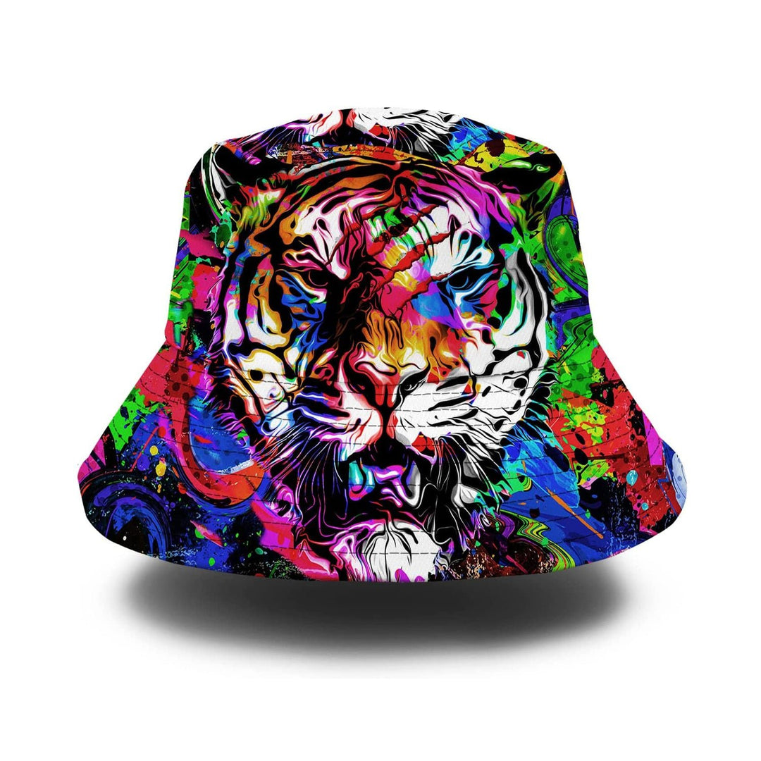 TOPONE ACCESSORIES LIMITED Custom Sublimate Printed Pattern Packable Reversible Fisherman Outdoor Bucket Hat Topone Accessories Ltd. 