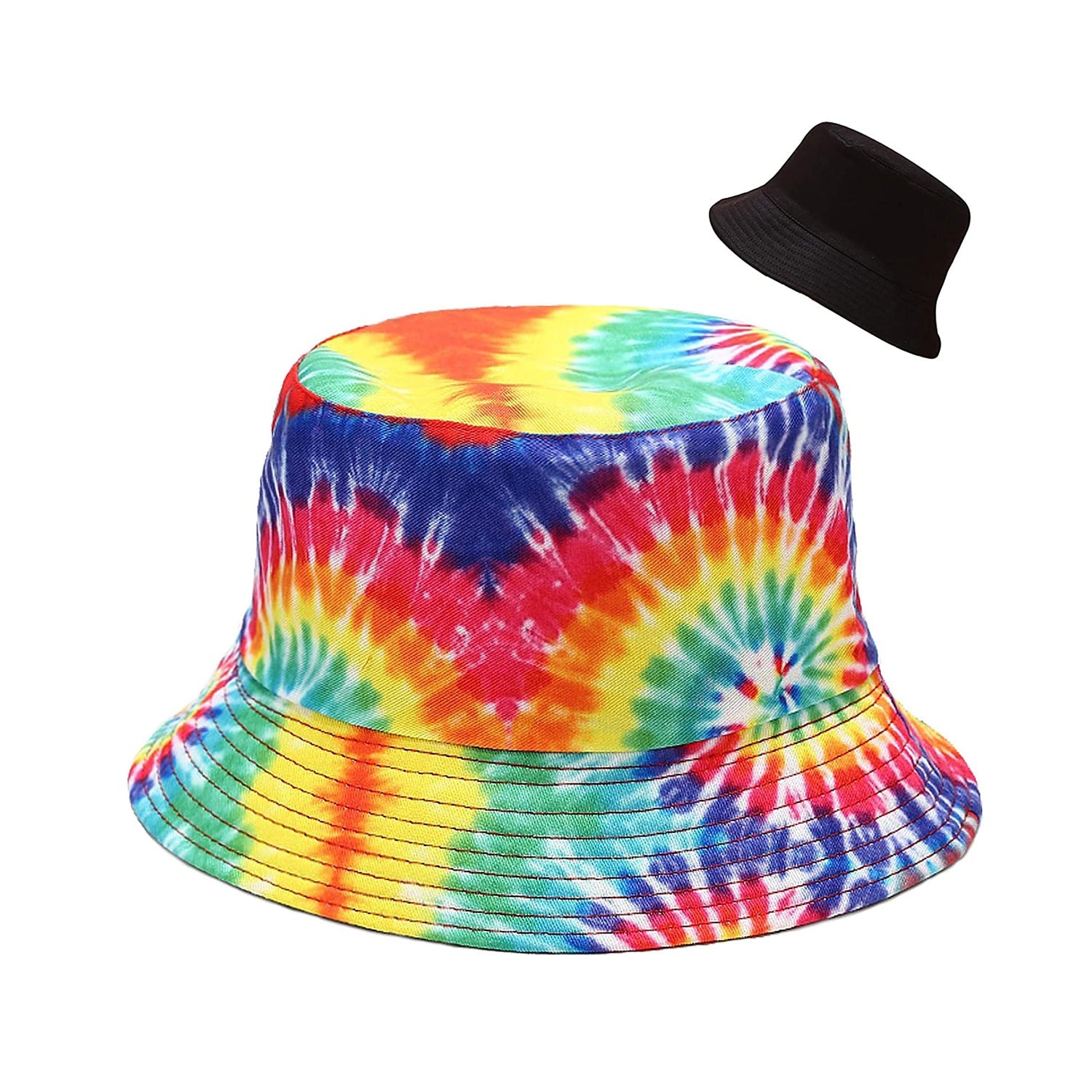 TOPONE ACCESSORIES LIMITED Custom Tie Dyed Reversible Sun Beach Travel Fisherman Bucket Hat Topone Accessories Ltd. 