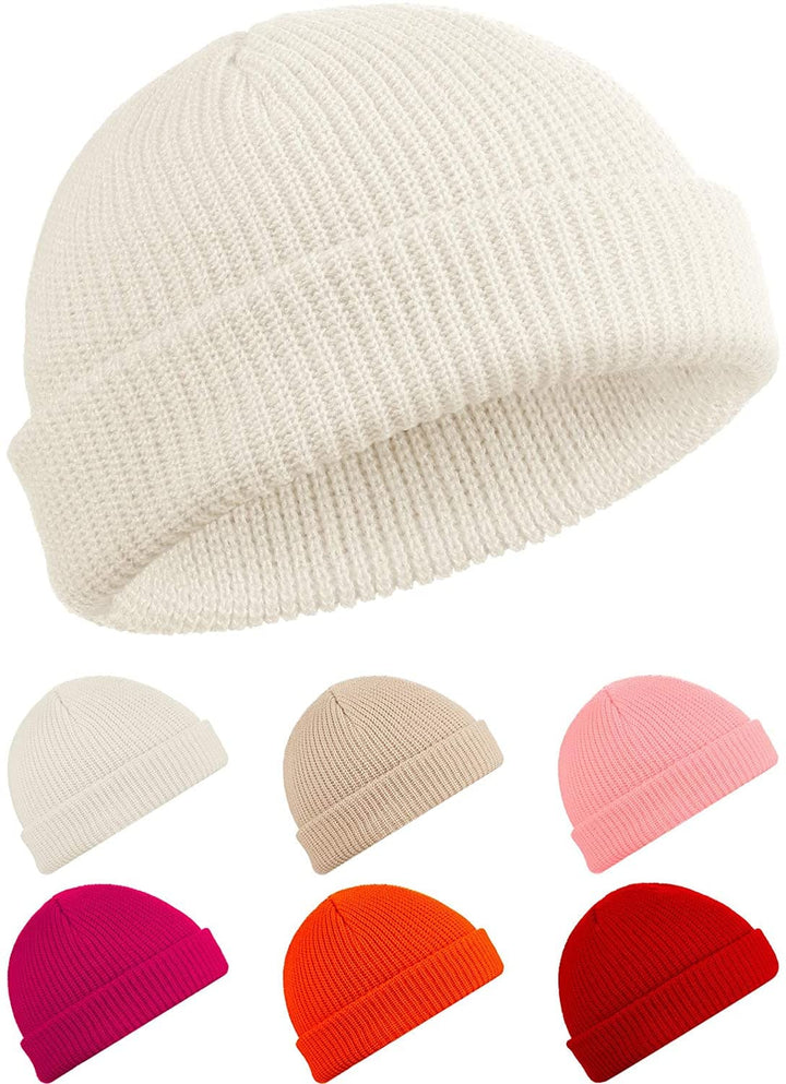 TOPONE ACCESSORIES LIMITED Custom Trawler Knitted Beanie Watch Hat Roll-up Edge Shorter Hat Topone Accessories Ltd. 