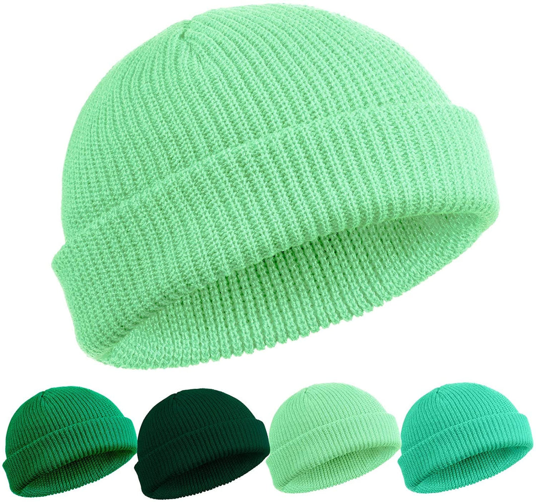 TOPONE ACCESSORIES LIMITED Custom Trawler Knitted Beanie Watch Hat Roll-up Edge Shorter Hat Topone Accessories Ltd. 