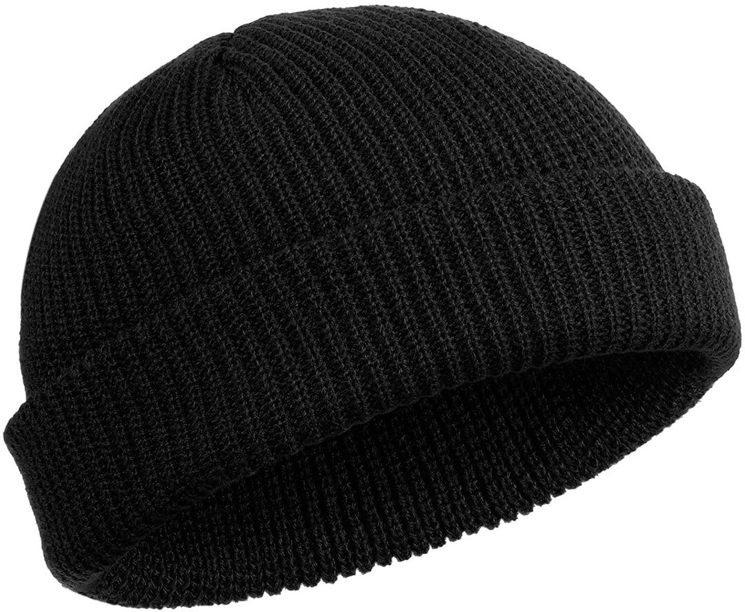 TOPONE ACCESSORIES LIMITED Custom Trawler Knitted Beanie Watch Hat Roll-up Edge Shorter Hat Topone Accessories Ltd. 