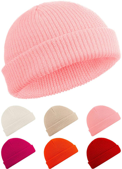 TOPONE ACCESSORIES LIMITED Custom Trawler Knitted Beanie Watch Hat Roll-up Edge Shorter Hat Topone Accessories Ltd. 